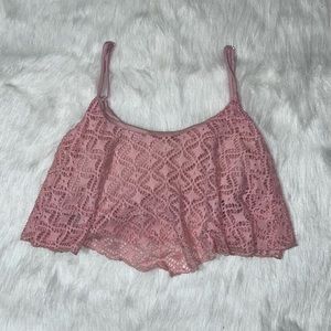 Pink Crop Top